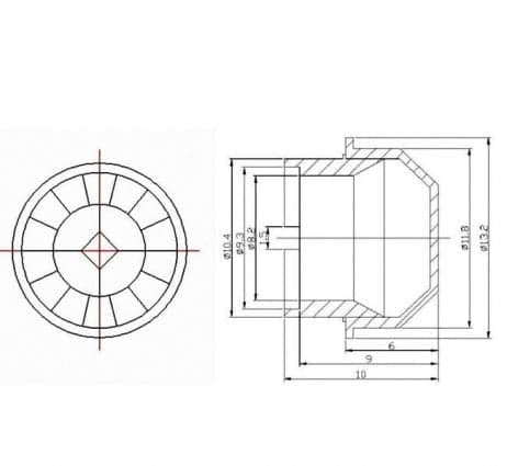 Transparent S9001 Plastic Fresnel Lens for Smart Home System - View 3