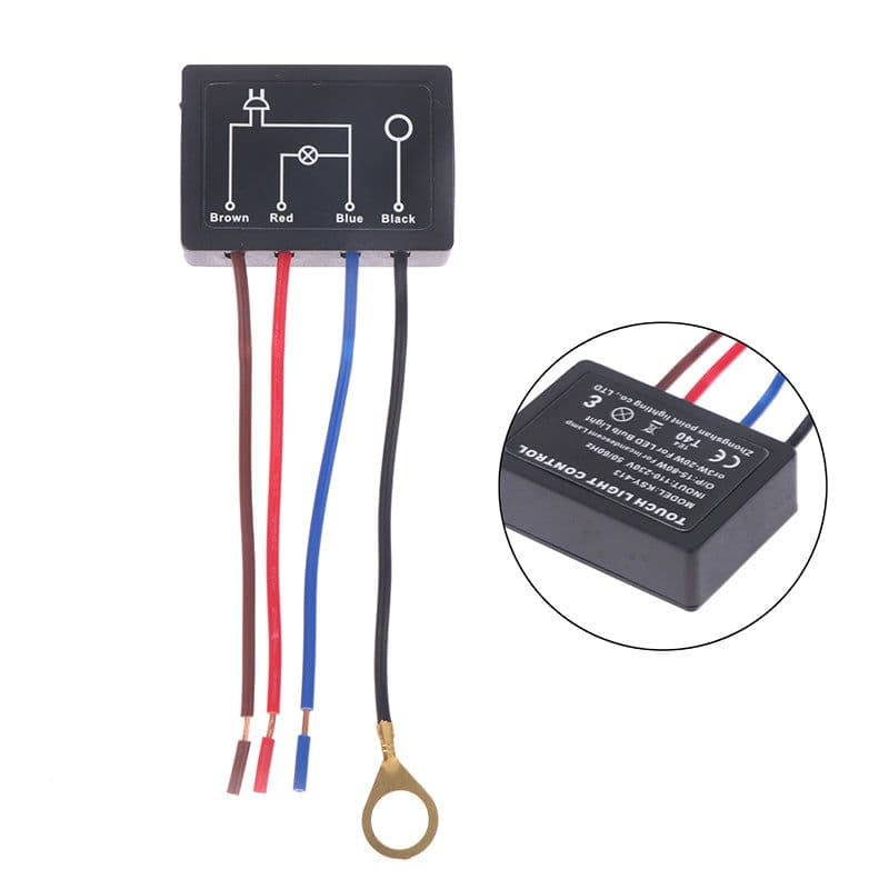 3-Way Switch Touch Sensor Desk Lamp Dimmer Module - View 2