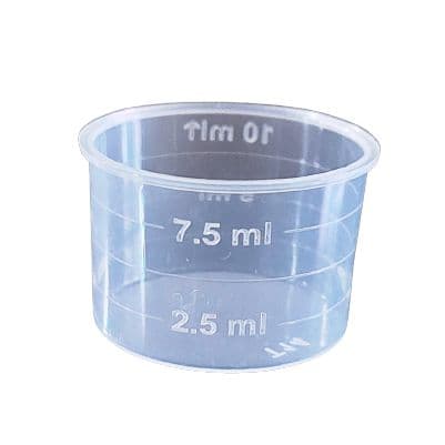 Transparent Plastic Measuring Cup - 10ml - View 2