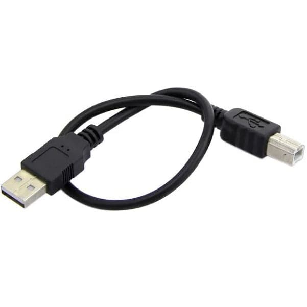 Arduino USB Cable (A to B) Blue/Black/White - View 2