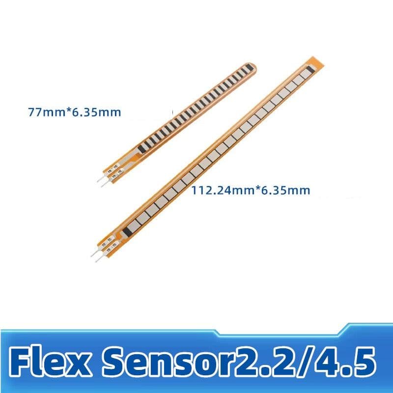 Flex Sensor Bend Sensor for Hand Gesture Recognition - View 1