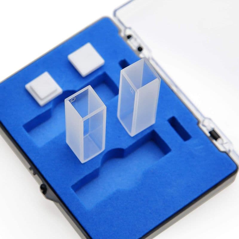 UV Quartz Cuvette For Spectrophotometer, Pathlength 10mm, Volume 3.5ml (Pack of 2) - View 2
