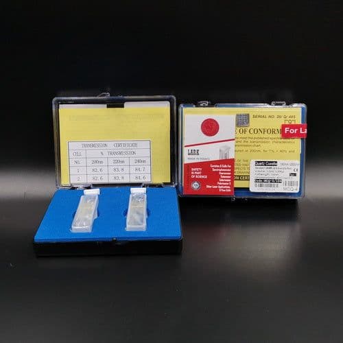 UV Quartz Cuvette For Spectrophotometer, Pathlength 10mm, Volume 3.5ml (Pack of 2) - View 3
