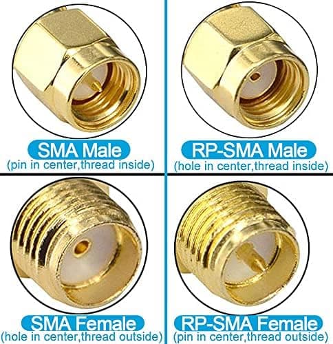 SMA Female Connectors Thru-Hole - View 2