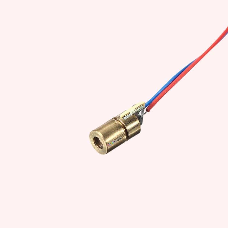 650nm 6mm 5V DC 5mW Mini Laser Dot Diode Module - View 1