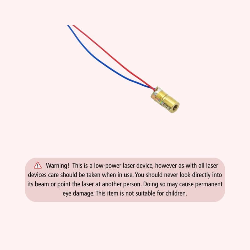 650nm 6mm 5V DC 5mW Mini Laser Dot Diode Module - View 3