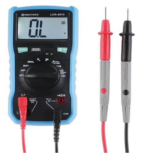 MexTech: LCR-4070 Digital LCR Meter LCD Displaying - View 1