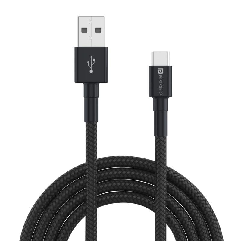 Portronics: USB-A to Type-C Data Cable - View 3