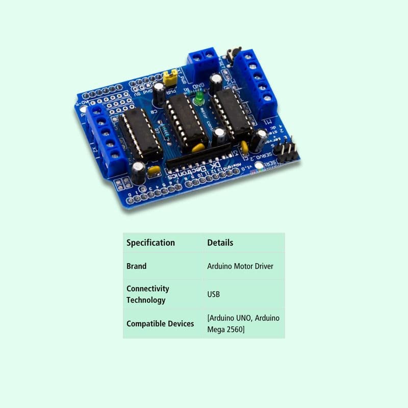 Arduino Motor Driver Shield L293D - View 3