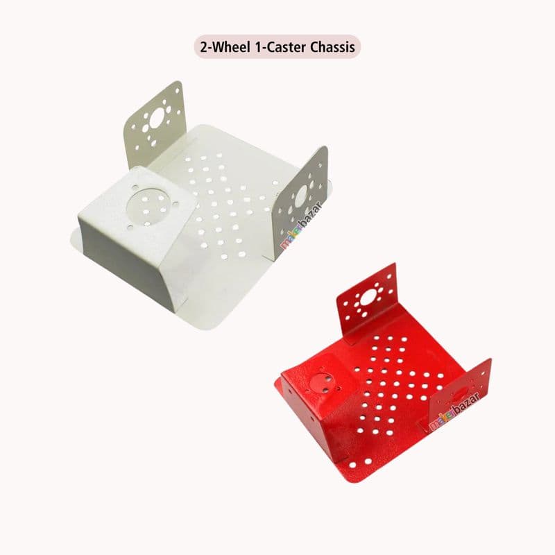 Caster Wheel Metal Chassis for DIY Robot Car - View 2