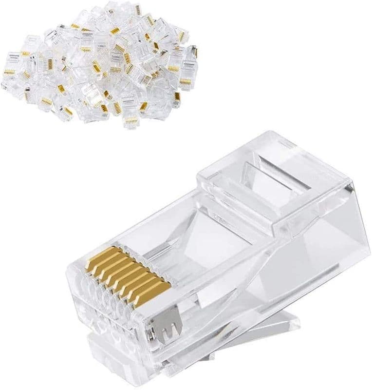 Generic: RJ45 Connector 8P8C Male Network Plug - View 3