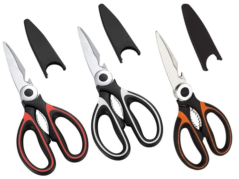1pcs Heavy Duty Scissors for Kitchen Use / Multi-Function Kitchen Scissors Ultra Sharp Random Color - View 3