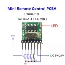 QIACHIP 433 mhz Mini Wireless RF Remote Control 1527 EV1527 Learning code 433mhz Transmitter For Gate garage door Alarm Light controller - View 2