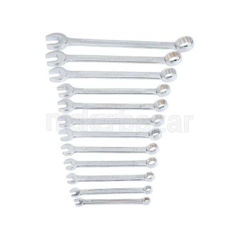 Taparia: CSS 12 Combination Spanner Sets 6 to 22 (Silver, Pack of 12) - View 1