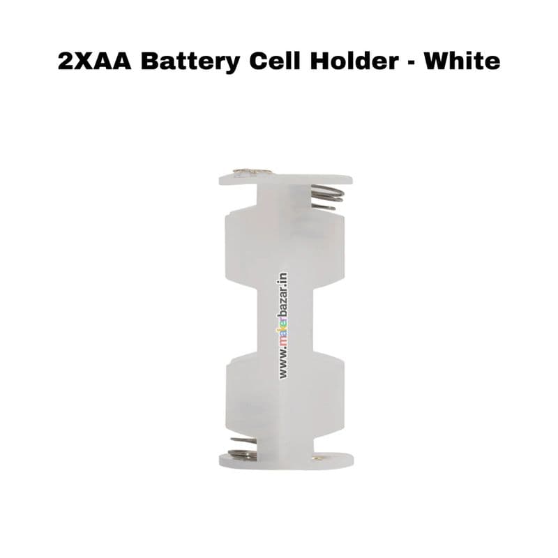 AA Battery Cell Holder - White - View 2