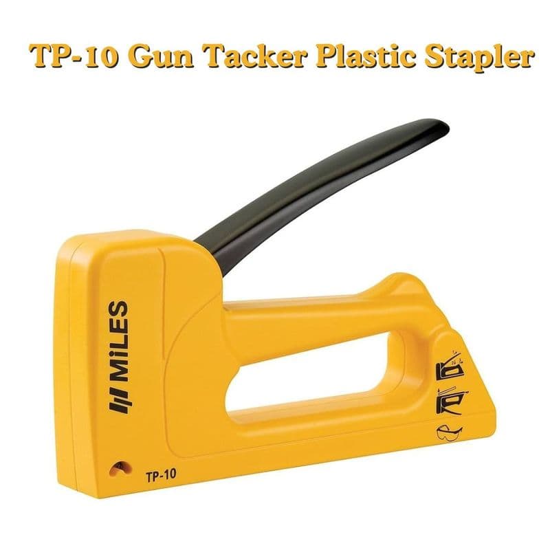 Miles: Manual Gun Tacker Plastic Stapler - View 2