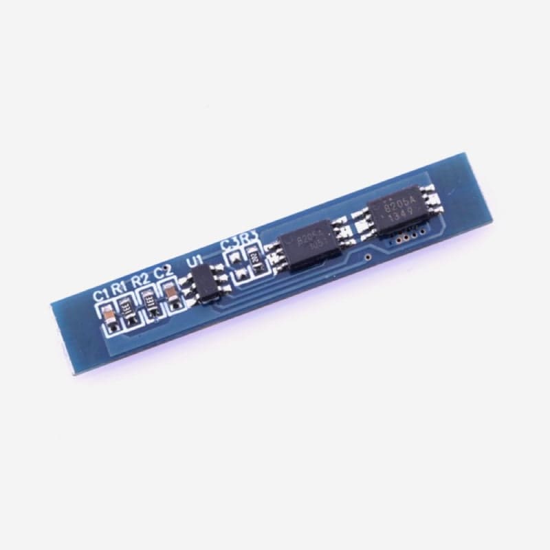 2S Lithium-ion Battery Protection BMS Board - 7.4V 3A - View 1