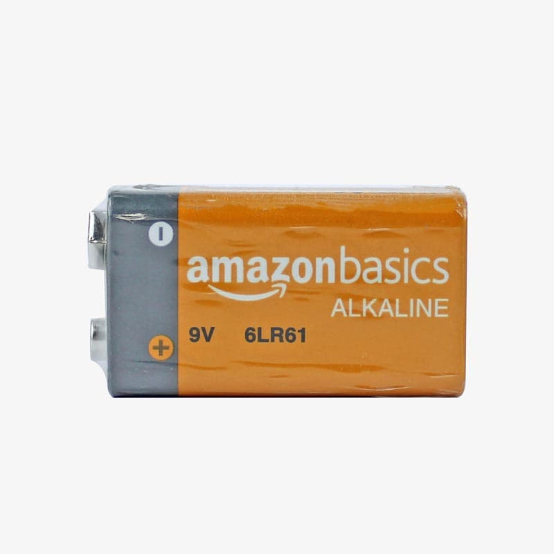 AmazonBasics 9V Alkaline Battery Hi-Top - View 3