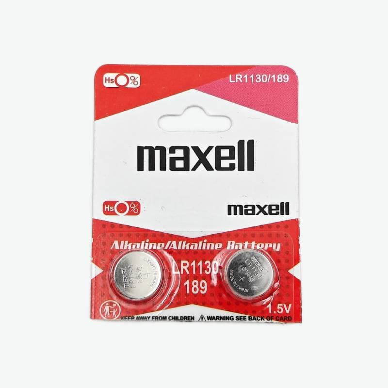Maxell LR1130 1.5V Alkaline Button Coin Cell Battery (Pack of 2) - View 2
