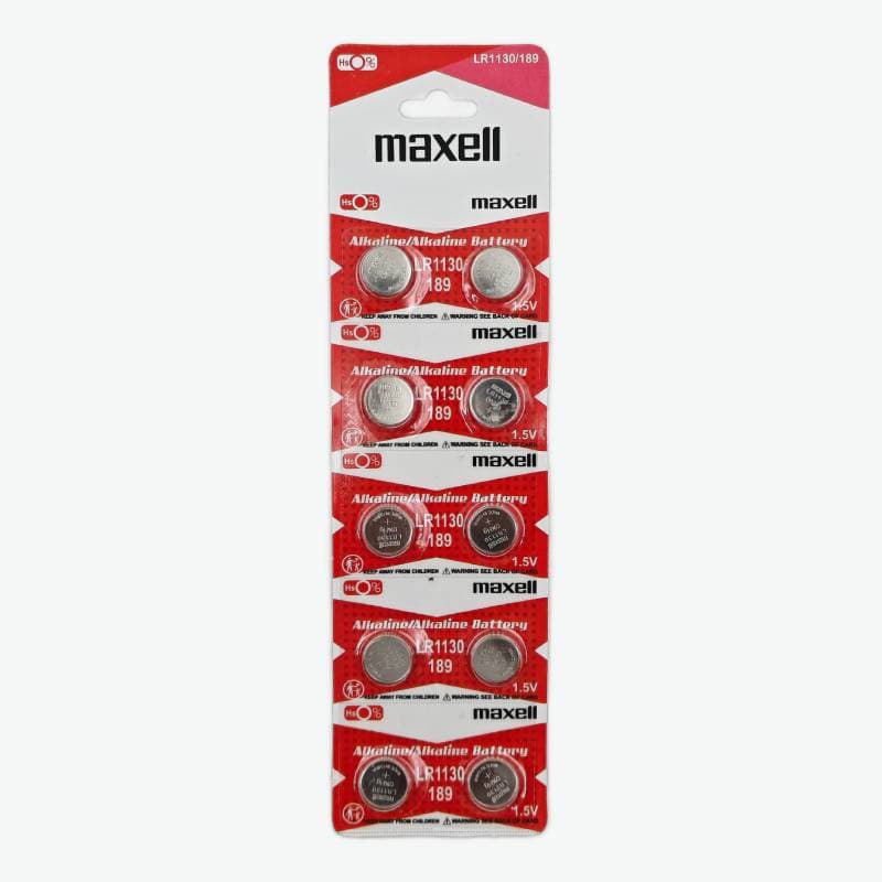 Maxell LR1130 1.5V Alkaline Button Coin Cell Battery (Pack of 2) - View 3