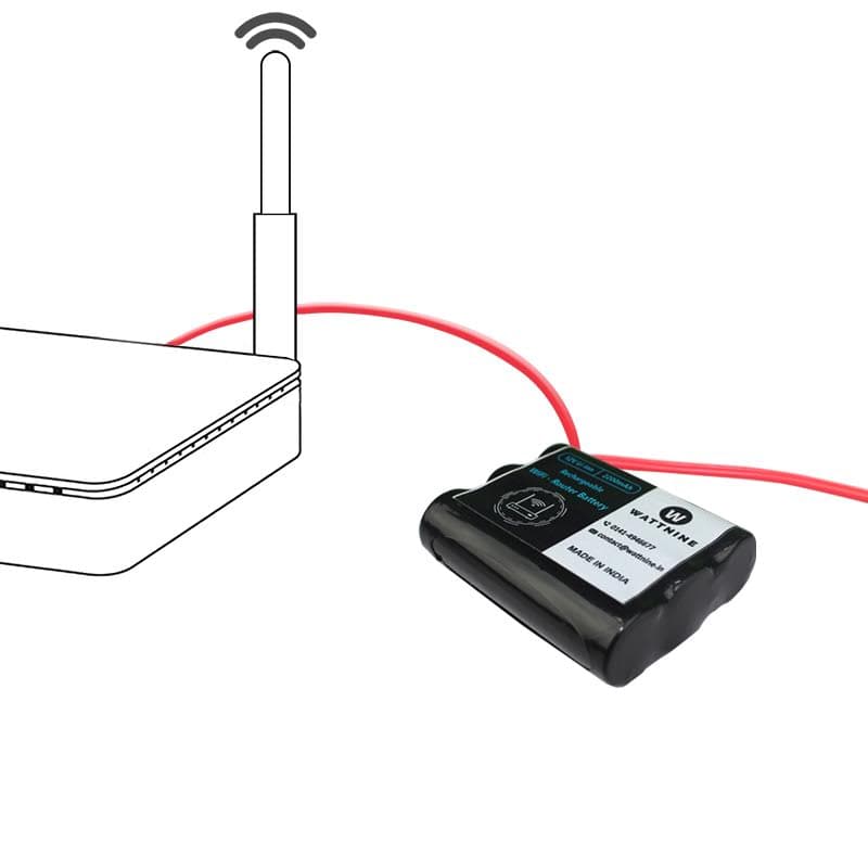WATTNINE® Mini UPS for Wi-Fi Router - Router UPS Battery for 12v WiFi Router - View 1