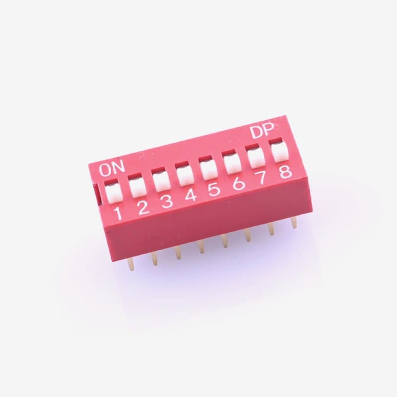 8 Position DIP Switch - View 1