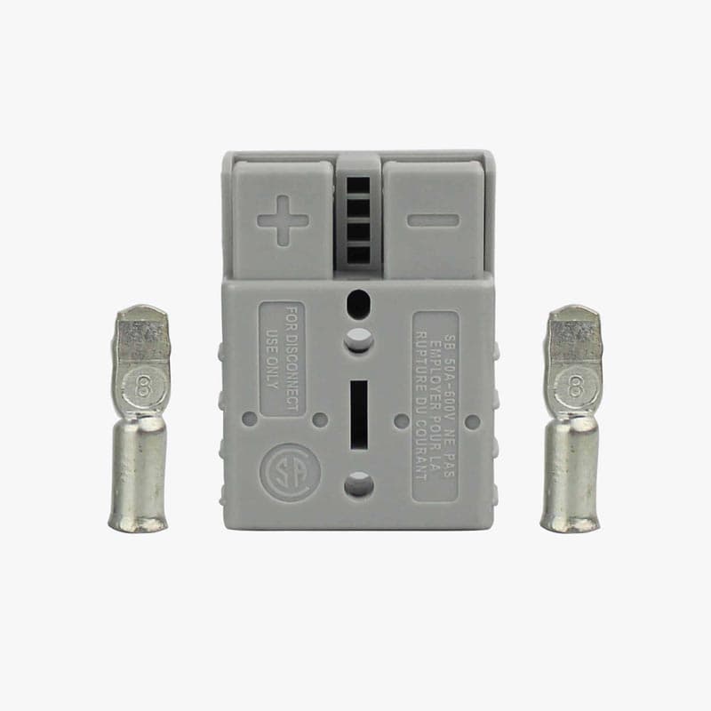 SB50 Anderson Connector Set - 600V and 50A - Grey Connector - View 1