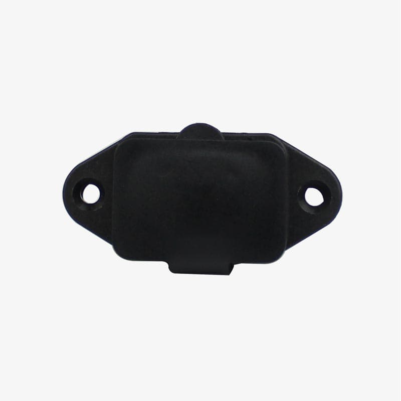 3 Pin Power Socket Male Connector / IEC Screw Panel Mount with Plastic Cover - View 2