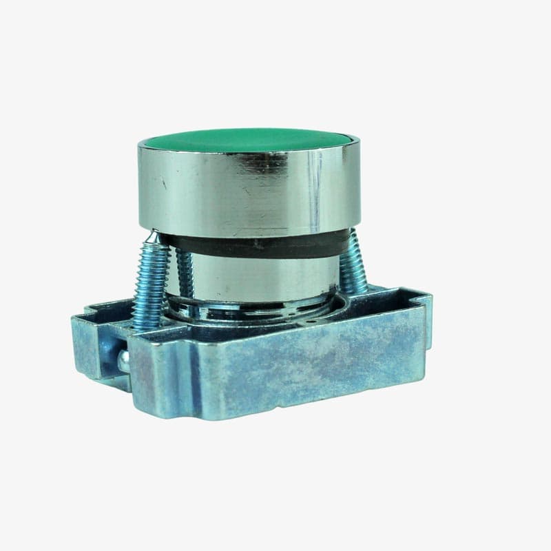 Push Actuator 22.5mm GREEN Push Button Switch - View 1