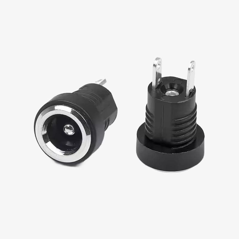 Female DC Barrel Power Jack Plug Connector - DC022B - View 2
