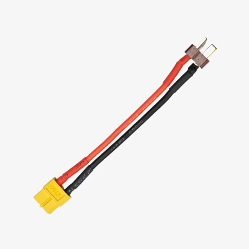 T-Connector Male to XT60 Female Connector Battery Adapter Cable - View 1