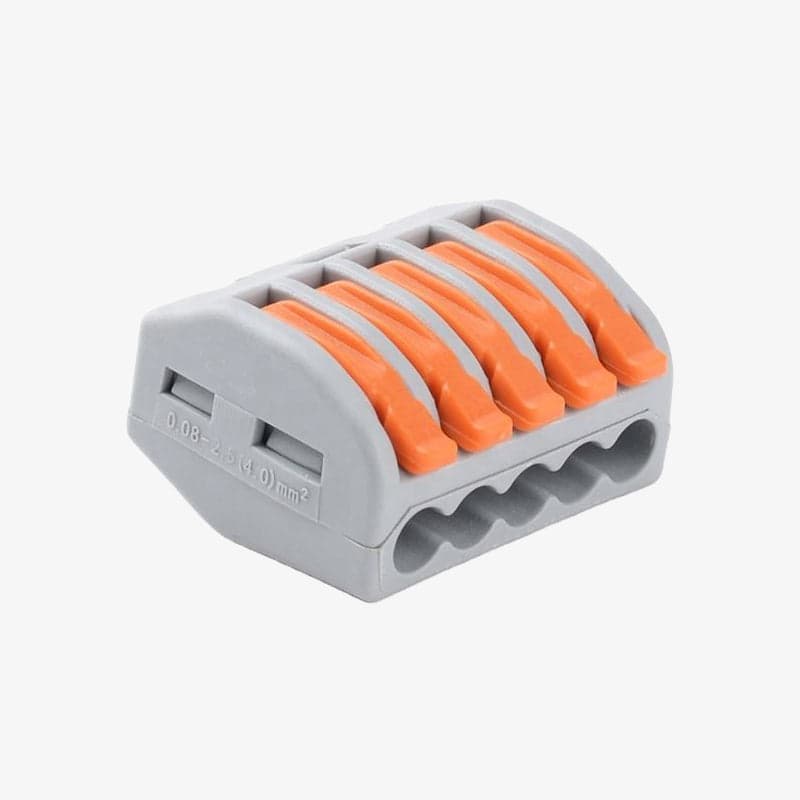 PCT-215 0.08-2.5mm 5 Pole Wire Connector Terminal Block with Spring Lock Lever for Cable Connection - View 2