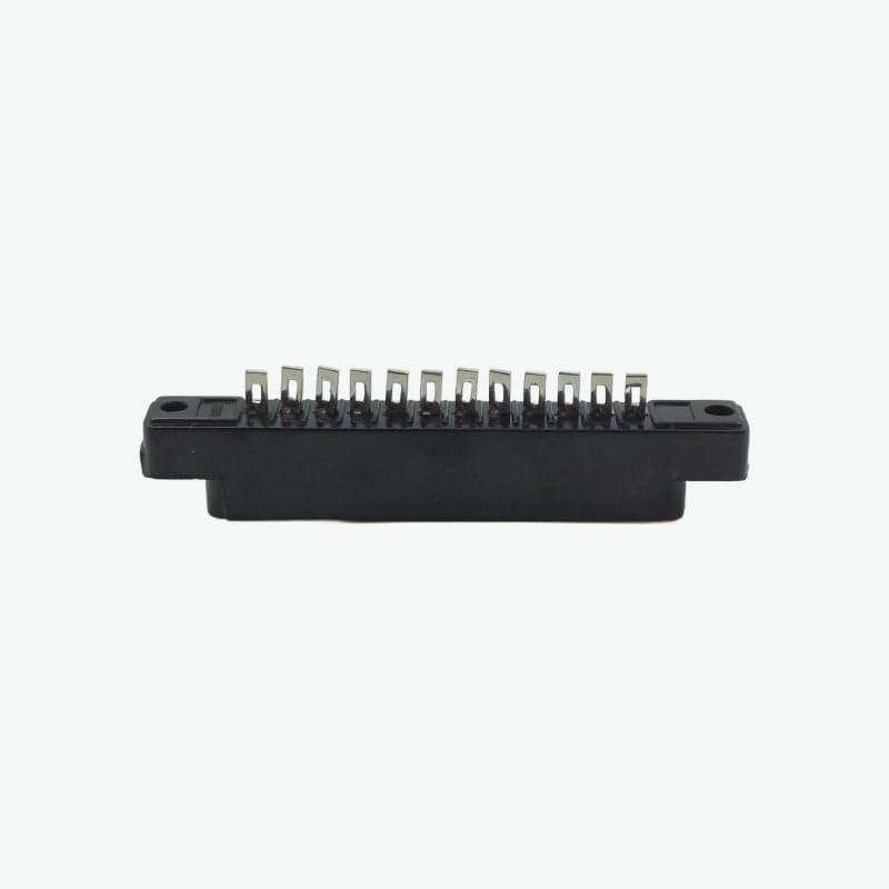 12 Contact Card Edge Connector (Black) - 3.96mm Pitch 5A 600V AC - View 3