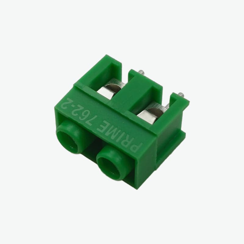 2 Pin PCB Mount Terminal Block Connector(Screw Type) - 7.62mm Pitch - View 1