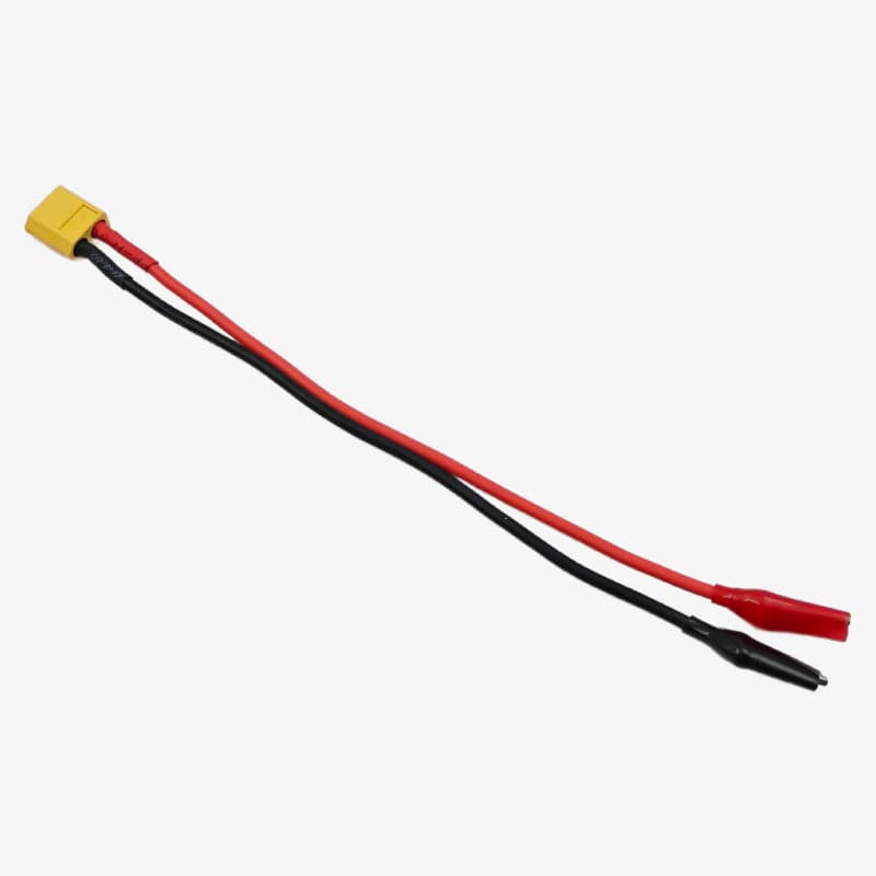 XT-90 Female to Alligator/Crocodile Connector 14AWG Silicone Wire - View 1
