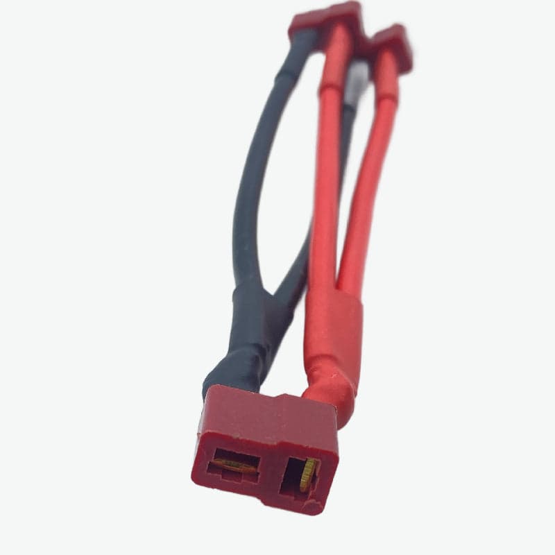 Nylon T-Connector Female Connector to 2 Nylon T-Connector Male with 14AWG Silicone Wire - View 2