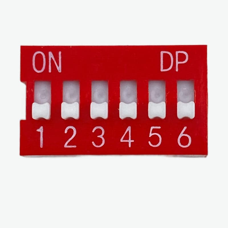 6 Position DIP Switch - View 2