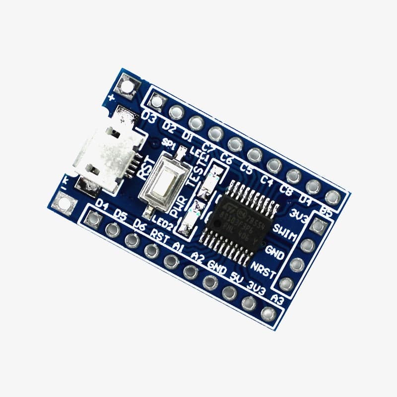 STM8S103F3P6 STM8 Development Board - View 1
