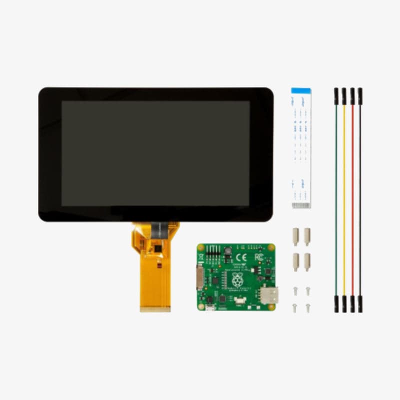 7″ Official Raspberry Pi Display with Capacitive Touchscreen - View 2