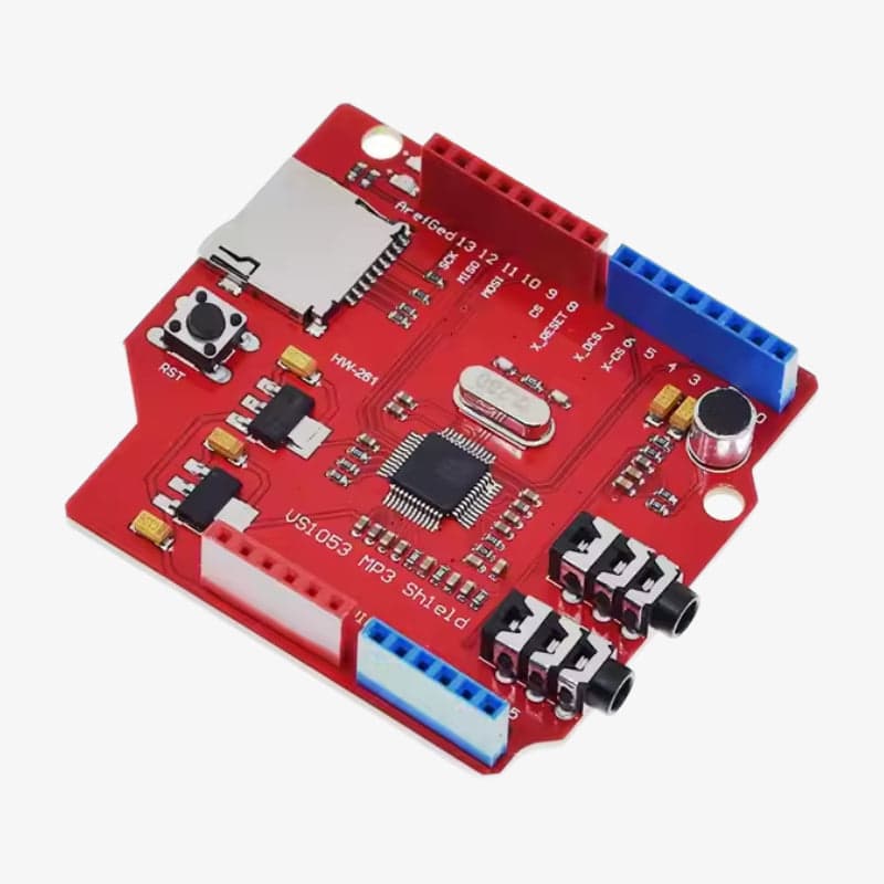 VS1053 MP3 Recording Development Board Module for Arduino Uno - View 1