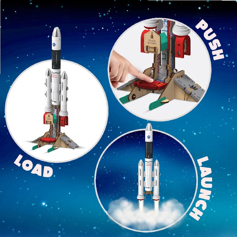 Rocket Launcher DIY STEM Construction Toy Kit - View 3