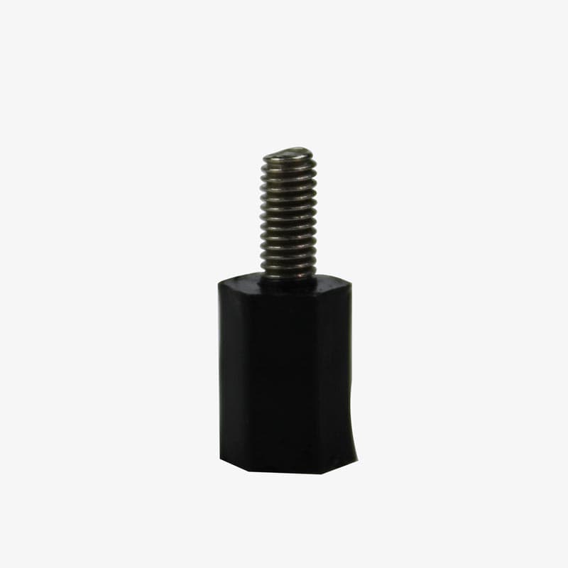 M3 x 9mm Male to Female Nylon threaded Hex Spacer/ Standoff Pillar - View 1