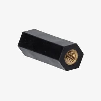 M3 x 50mm Female to Female Nylon threaded Hex Spacer/ Standoff Pillar - View 3