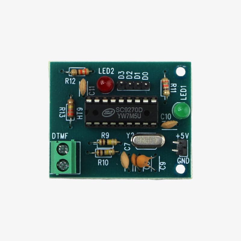 DTMF Decoder Module with Audio Receiver IC - View 2