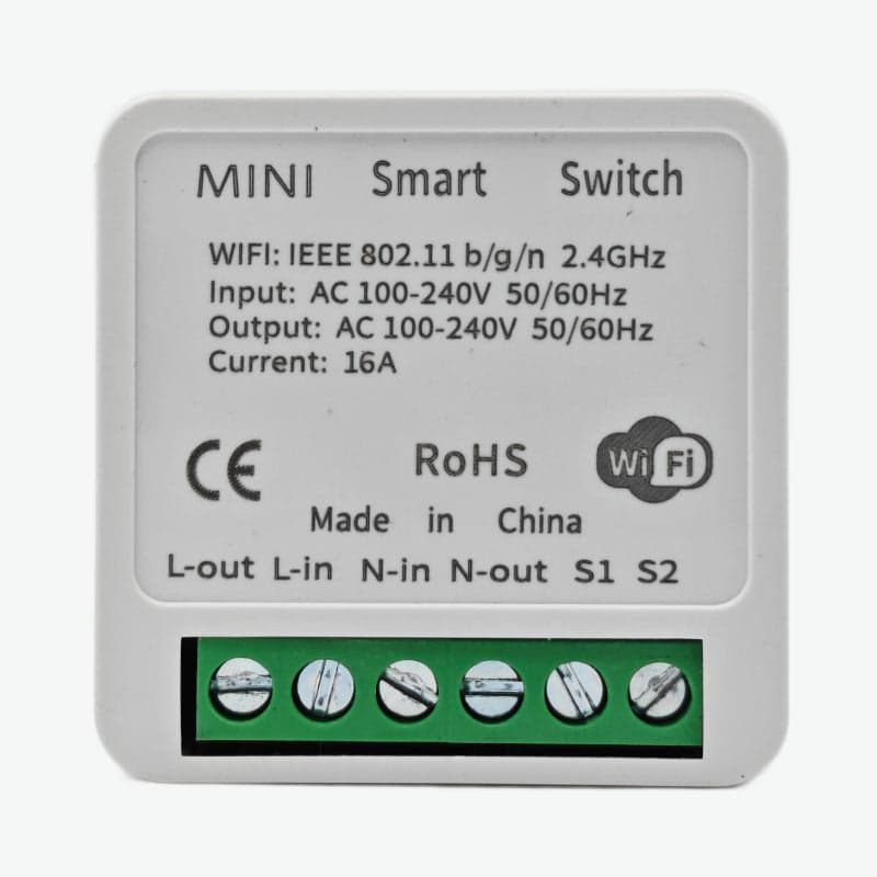 Mini Smart WiFi Timer Switch 16A - Alexa & Google Home Compatible - View 1