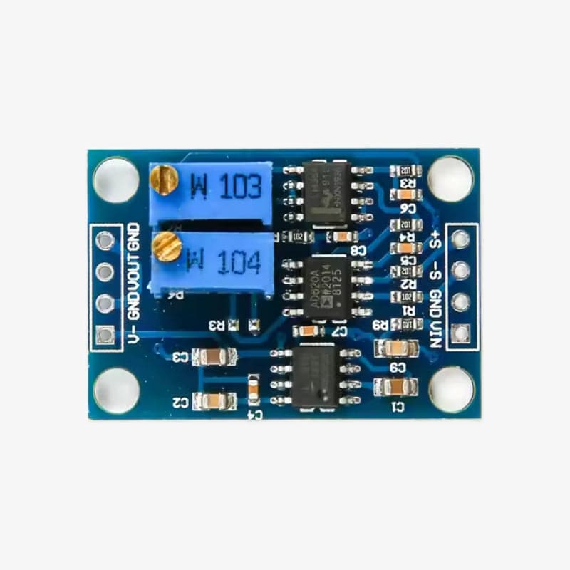 AD620 Microvolt/Millivolt Voltage Instrumentation Amplifier Module - View 2