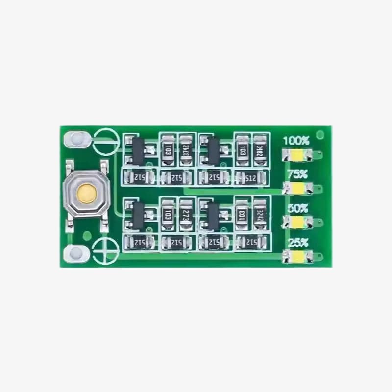 3S 11.1V 12V 12.6V Lithium Battery Capacity Indicator Module - View 2