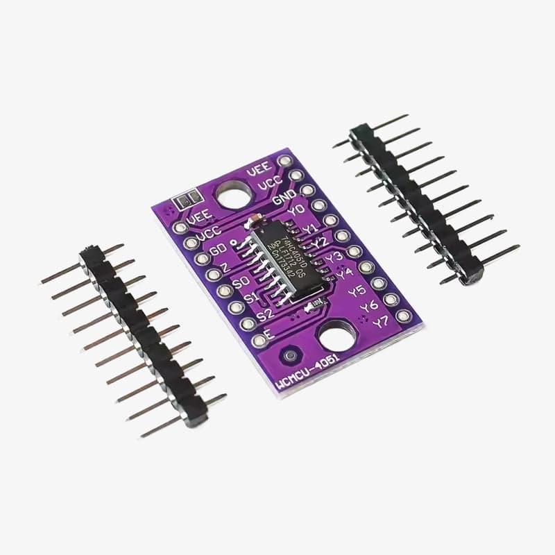 CJMCU-4051 8-Channel Analog Multiplexer/Demultiplexer Breakout Board Module - View 1