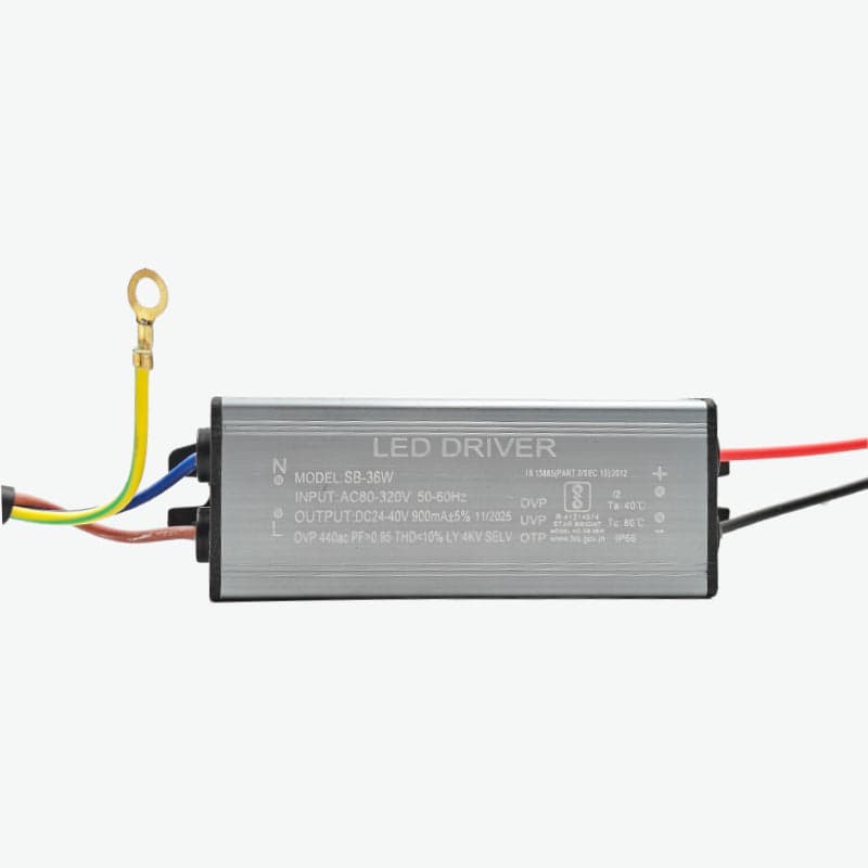 36W LED Driver Module with 900mA Output Current and 27-45V Output DC Voltage - View 3