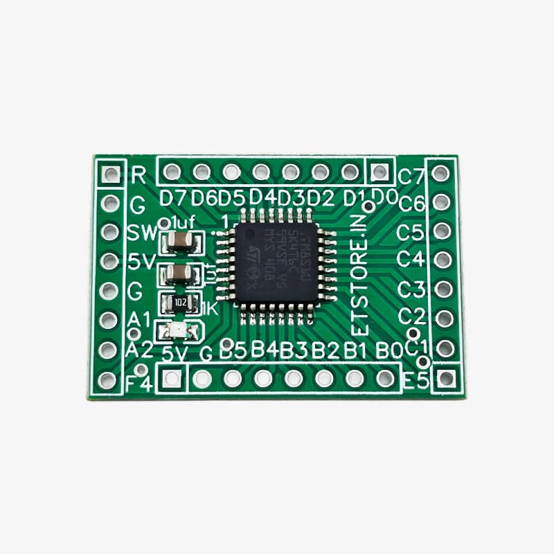 STM8S105K4T6 Breakout Board 5V - View 1